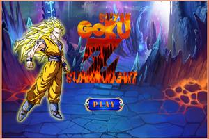 Super Saiyan Goku Fighting Poster