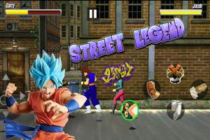 Dragon Street Fight: Saiyan Street Fighting Games اسکرین شاٹ 1