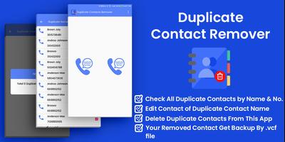 Duplicate Contact Remover - Contacts Optimizer Affiche