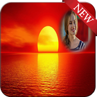 Sunset Photo Frame-icoon