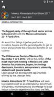 México Alimentaria Food Show capture d'écran 1
