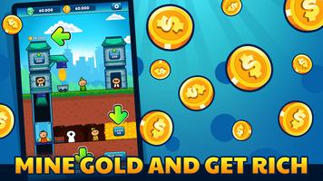 برنامه‌نما Gold Mine Idle Clicker عکس از صفحه