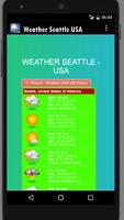 Weather Seattle USA 포스터