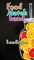 Lebensmittel Match Land Plakat