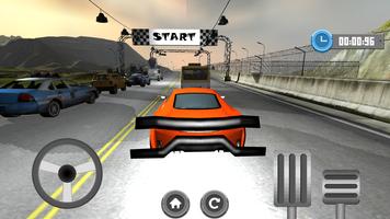 3D Racing Car Kecepatan screenshot 1