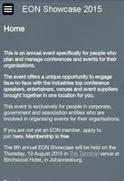 برنامه‌نما EON Showcase 2015 عکس از صفحه