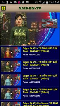 What kind of programs does Saigon TV 57.5 broadcast?