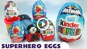 Surprise Eggs Hero & Cartoons Plakat