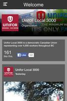 Poster Unifor Local 3000
