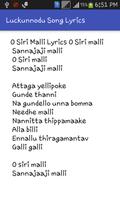 Luckunnodu Song Lyrics Tml تصوير الشاشة 3