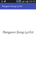 Rangooon-Tml Mv Song Poster