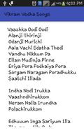 Vikram Vedha Lyrics Mv capture d'écran 2