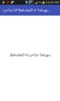 Lyrics Bahubali-2 Telugu Mvs Affiche