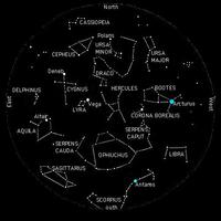 برنامه‌نما constellation star night sky عکس از صفحه