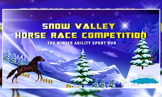 Snow Valley Horse Race الملصق