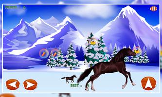 Snow Valley Horse Race تصوير الشاشة 1