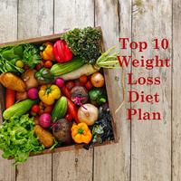 Top 10 Weight Loss Diet Plan Affiche