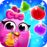 Chicken Fruit Splash - Line Match 3 icône