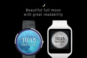 Moon Watch Face capture d'écran 1