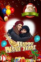 Christmas New Year 2018 Photo Frame poster