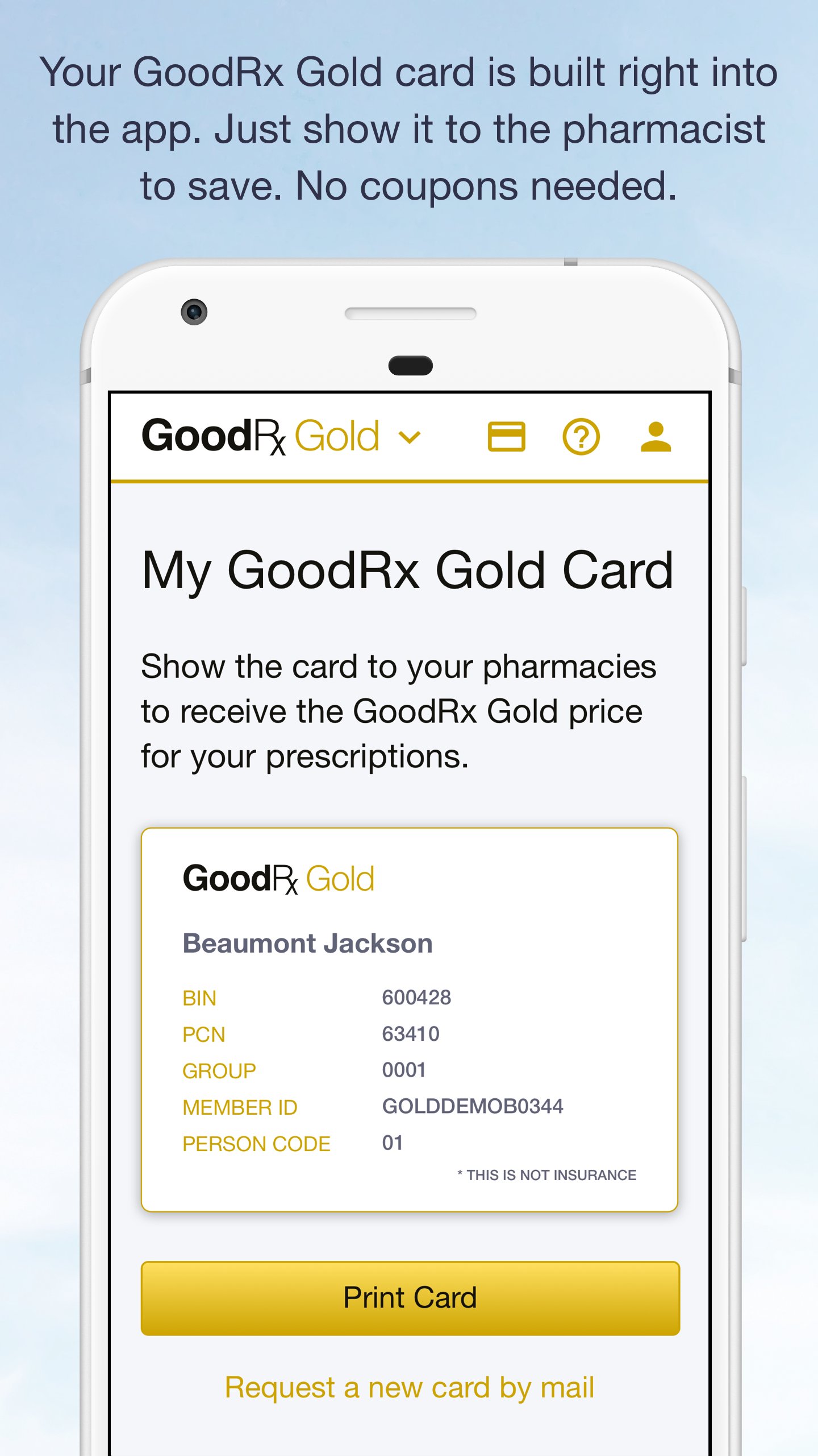 Goodrx Gold Pharmacy Discount Card For Android Apk Download