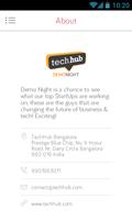 Techhub Bangalore Demo Night تصوير الشاشة 2