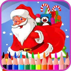 Xmax coloring  santa reindeers APK download