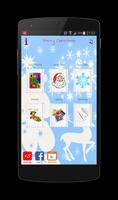 Xmax coloring  santa reindeers پوسٹر