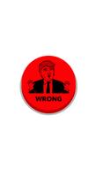 Donald Trump Button Poster