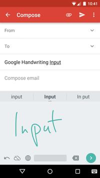 Google Handschrifteingabe Screenshot 1