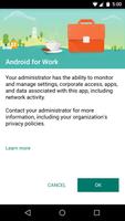 Application Android for Work Affiche