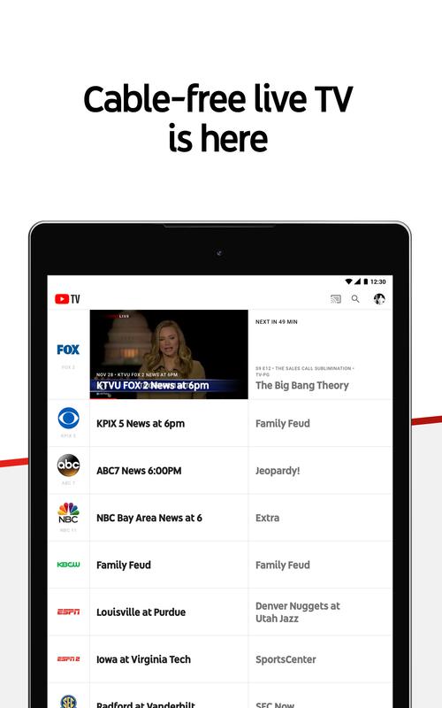 YouTube TV - Watch & Record Live TV APK Download - Free ...