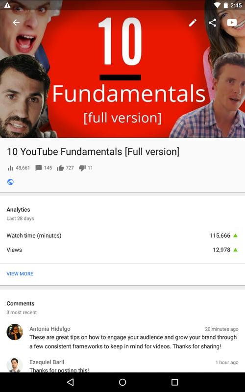 YouTube Studio APK Download Free Video Players & Editors