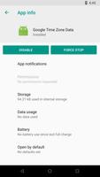 Google Time Zone Data الملصق
