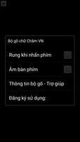 Bàn phím chữ Chăm VN capture d'écran 2