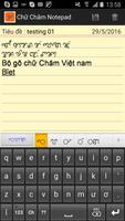 برنامه‌نما Bàn phím chữ Chăm VN عکس از صفحه