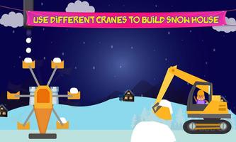 Snow Digger Crane Master Affiche