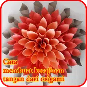 Membuat kerajinan tangan dari kertas origami