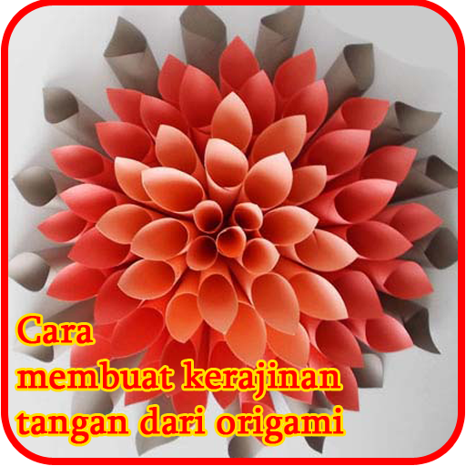 Membuat kerajinan tangan dari kertas origami