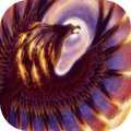 Big fiery bird live wallpaper