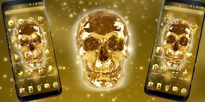 Gold Crystal Skull Theme screenshot 3