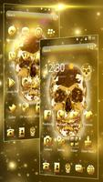 Gold Crystal Skull Theme screenshot 2