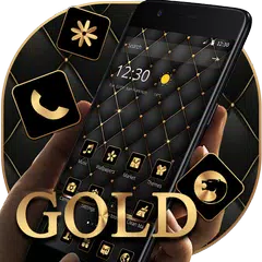 ゴールドブラックラグジュアリービジネステーマ アプリダウンロード