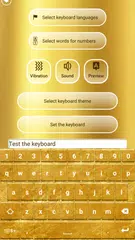 Baixar Ouro Temas de Teclado APK
