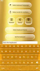 Baixar Ouro Temas de Teclado APK
