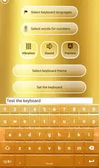 Baixar Ouro Temas de Teclado APK