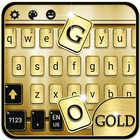 無料贅沢金色の絵文字キーボード アイコン