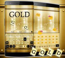 無料贅沢金色の絵文字キーボード スクリーンショット 3