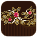 Gold Leaf Brown Theme APK