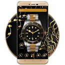 Gold Luxury Watch Theme APK